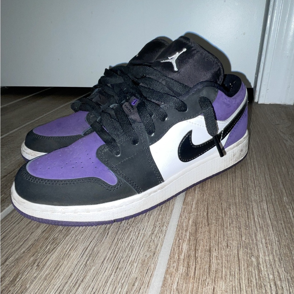 Air Jordan 1 Low GS 'Court Purple' Size 5Y